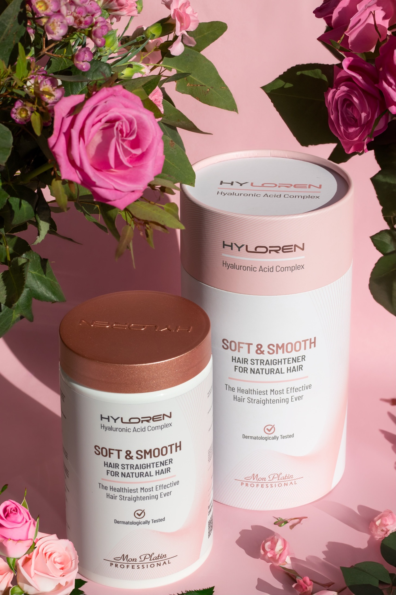 Hyloren Soft & Smooth hair straightener by Mon Platin — exclusive Israeli professional line